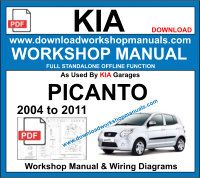 Kia Picanto Repair Service Workshop Manual Download